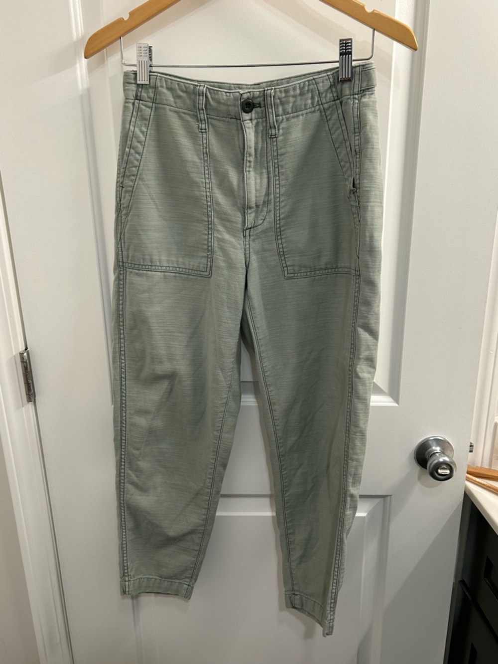 Madewell Light Green Pants Sz 23